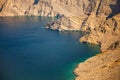 Khor Najd, a fjord in Musandam peninsula, Oman.