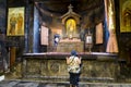 KHOR VIRAP MONASTERY, ARMENIA - 18 SEPTEMBER 2017: Interior of F Royalty Free Stock Photo