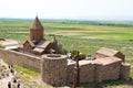 Khor Virap Monastery. a famous Historic site in Lusarat, Ararat, Armenia Royalty Free Stock Photo