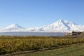 Khor Virap Monastery and Mt Ararat in Armenia Royalty Free Stock Photo