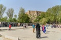 Falak-ol-Aflak Castle on top of mountain in Khorramabad. Iran Royalty Free Stock Photo