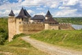 Khotyn castle, 13-17 century, Ukraine Royalty Free Stock Photo