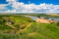 Khotyn castle, 13-17 century, Ukraine Royalty Free Stock Photo