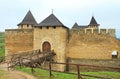 Khotyn castle on Dniester riverside, Ukraine Royalty Free Stock Photo