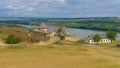 Khotyn castle in Ukraine is a powerful medieval fortress that wi