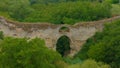 Khotyn castle in Ukraine is a powerful medieval fortress that wi