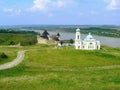 Khotyn Fortress and church of Alexander Nevsky