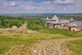 Khotyn Fortress medieval fortification complex in Ukraine Royalty Free Stock Photo