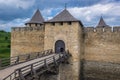 Khotyn Fortress in Ukraine Royalty Free Stock Photo