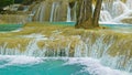 Khouang Si Waterfall close up, Laos