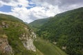 Khoy village which located on the bank of Ahkhete river. Chechnya, Russia, Caucasus.