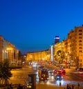 Khreschatyk street European square Kyiv Royalty Free Stock Photo