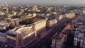 Khreshchatyk street Kyiv aerial