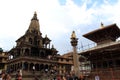 The Khrisna Mandir Temple of Patan Durbar Square Royalty Free Stock Photo