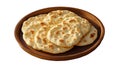 Khubz 3D Rendering Tray of Traditional Arabic flatbread Royalty Free Stock Photo