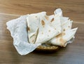 Khubz flatbread Royalty Free Stock Photo