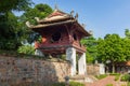 Khue Van Cac or Stelae of Doctors in Temple of Literature or Van Mieu. The temple hosts the Imperial Academy, Vietnam's first nat Royalty Free Stock Photo