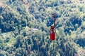 Ropeway in Khulo, Adjara, Georgia. It is built by Soviet Union Royalty Free Stock Photo