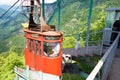 Ropeway in Khulo, Adjara, Georgia. It is built by Soviet Union Royalty Free Stock Photo