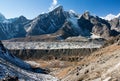 Khumbu glacier from Kongma la pass - Trek to Everest base camp - Nepal