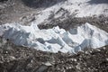 Khumbu glacier Royalty Free Stock Photo