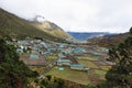 Khumjung village, Nepal Himalaya.