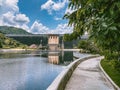 Khun Dan Prakarn Chon Dam in Saraburi, Thailand Royalty Free Stock Photo