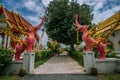 Khung Tha Lao Temple, Ban Mi District, Lop Buri Province Royalty Free Stock Photo