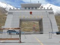 Khunjerab Pass Pakistan China Border Royalty Free Stock Photo