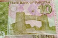 Khyber Pass on Pakistan Banknote