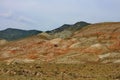 Khyzi Mountains with colorful hues during the daytime in autumn