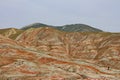 Khyzi Mountains with colorful hues during the daytime in autumn