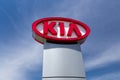 Kia Autombile Dealership Sign Royalty Free Stock Photo