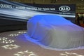 KIA Quoris new car model before start of presentat Royalty Free Stock Photo