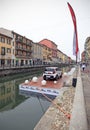 Kia Soul exhibition, Fuorisalone at Navigli Design District Royalty Free Stock Photo