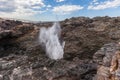 Kiama Blowhole in action, Australia