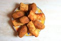 Kibbeh and bourek on a plate Royalty Free Stock Photo