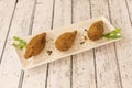 Kibbeh, known as iÃÂ§li kÃÂ¶fte in Turkish, is a very common food throughout