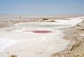 Chott el Djerid Vast Salt Lake, Sahara Desert, Tunisia Royalty Free Stock Photo