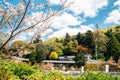 Kibitsu Shrine at spring in Okayama, Japan