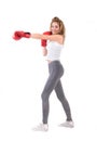 Kickboxing Girl Royalty Free Stock Photo