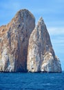 Kicker Rock Leon Dormido, San Cristobal in the Galapagos Islands, Ecuador Royalty Free Stock Photo