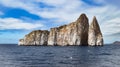 Kicker Rock Leon Dormido,  San Cristobal in the Galapagos Islands, Ecuador Royalty Free Stock Photo