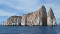 Kicker Rock Leon Dormido,  San Cristobal in the Galapagos Islands, Ecuador Royalty Free Stock Photo