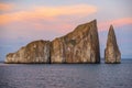 Kicker Rock Sunset, Galapagos Islands, Ecuador Royalty Free Stock Photo