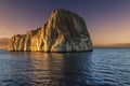 Kicker Rock at Sunset - Galapagos Islands Royalty Free Stock Photo