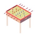 Kicker Table Isometric Composition