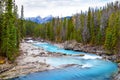 Kicking Horse River in Yoho National Park, Canada Royalty Free Stock Photo