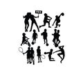 Kid Activity Silhouettes