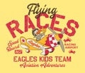 Kid air races flying eagle team